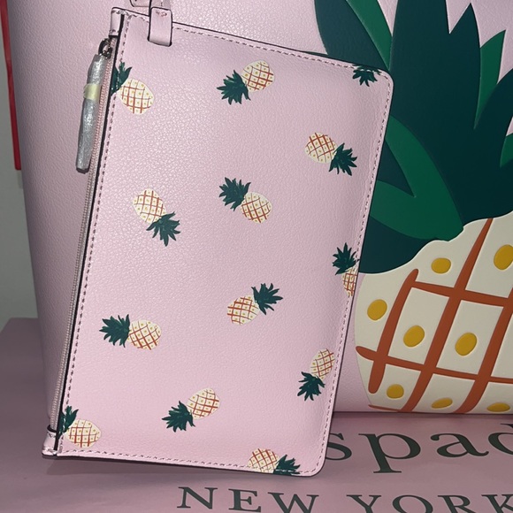 ♠️🍍 kate spade Pineapple Graphic Reversible Tote Bag, Pink Multi - Picture 12 of 16
